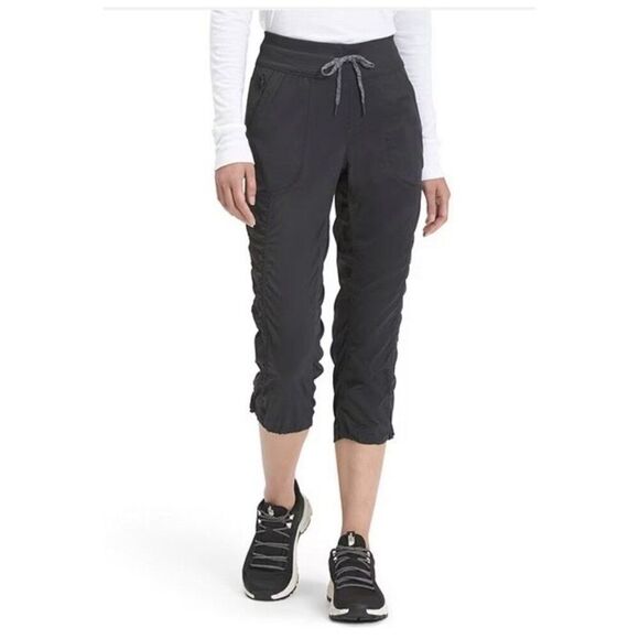 THE NORTH FACE Black Aphrodite 2.0 Active Running Workout Outdoor Capris Size S - Picture 1 of 11